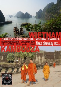 Plakat Wietnam i Kambodża