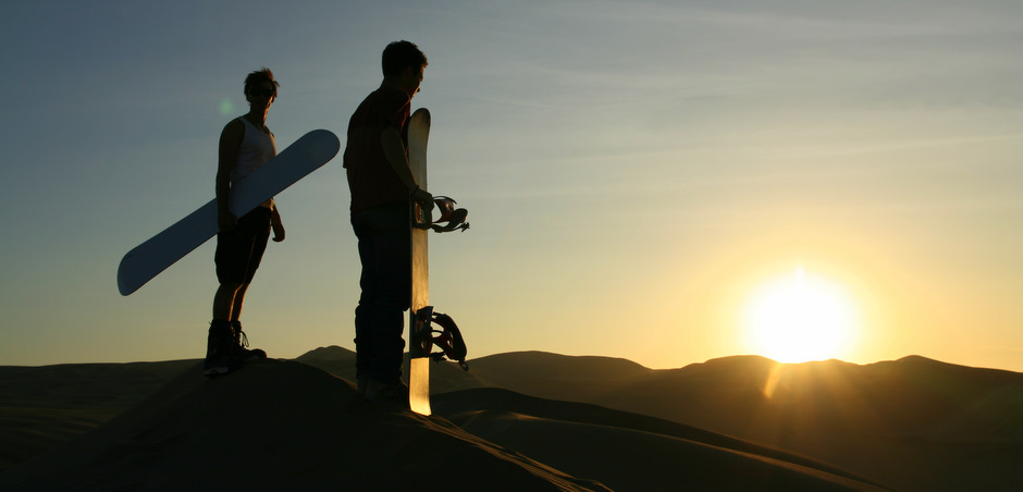 Peru - sandboarding