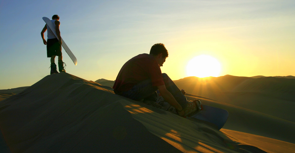 Peru - sandboarding