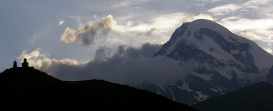 Widok na Kazbek