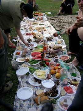 Uczta w Gruzji