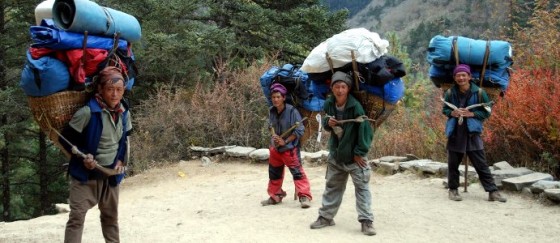Sherpa w Himalajach