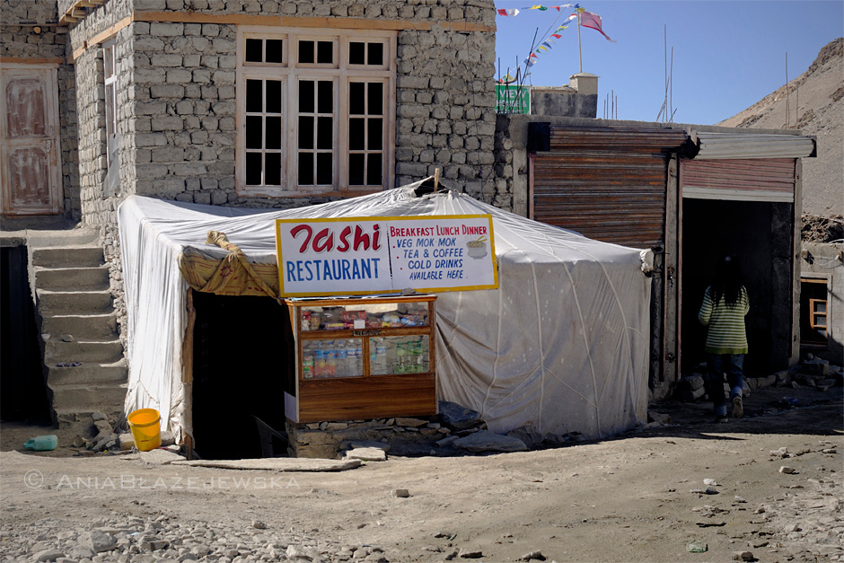 Indie, Ladakh Indyjska restauracja