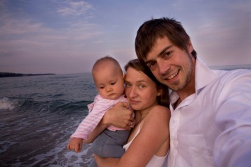 Rodzina bez granic: Hania, Anna i Thomas. Rodzina bez granic: Hania, Anna i Thomas.