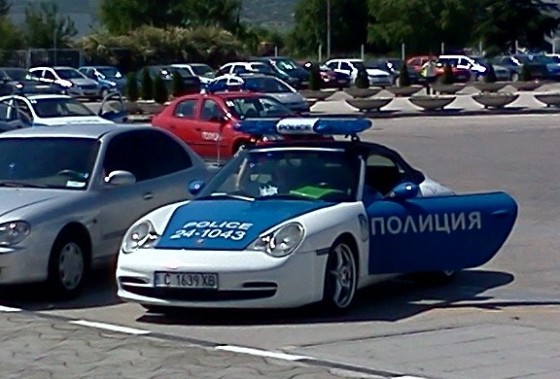 Bułgarska policja (Fot. Ewa Serwicka)