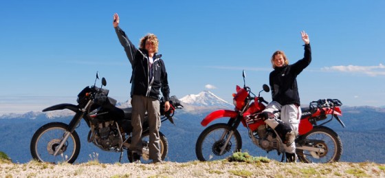 Amerykę Południową Marta i Bartek przejechali na motocyklach.