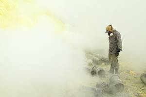 Siłacze z Kawah Ijen