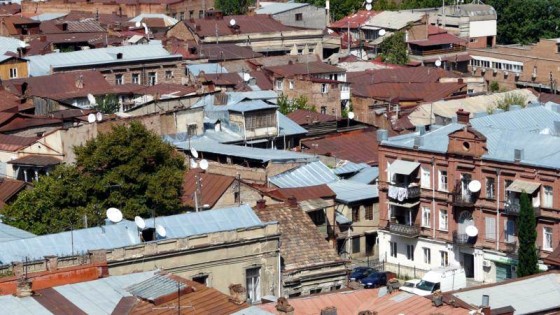 Widok na stolicę Gruzji - Tibilisi