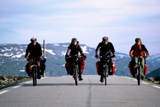 Podróże rowerowe przez Norwegię.