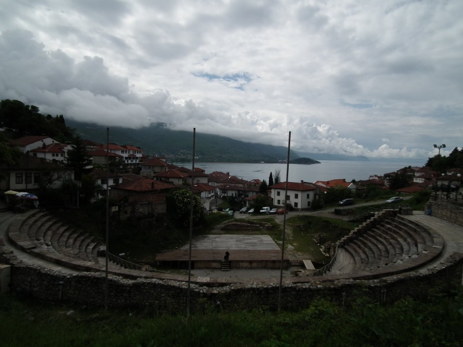 6. MACEDONIA, Ochryda. Starożytny teatr z czasów 200 lat przed Chrystusem. (Fot. Jadzia i Krzysiek Miszkiewiczowie)6. MACEDONIA, Ochryda. Starożytny teatr z czasów 200 lat przed Chrystusem. (Fot. Jadzia i Krzysiek Miszkiewiczowie) Starożytny teatr