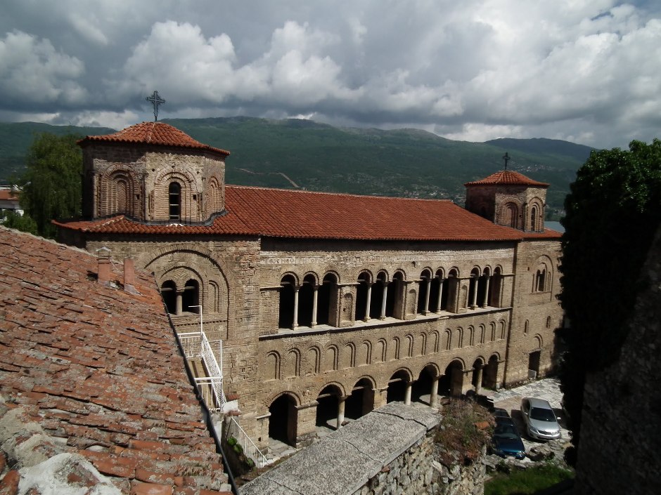 7. MACEDONIA, Ochryda. Cerkiew katedralna św. Zofii, wewnątrz zachowały się freski z XI-XIII w. (Fot. Jadzia i Krzysiek Miszkiewiczowie) Cerkiew katedralna św. Zofii