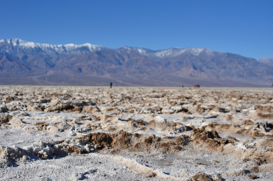 3. USA, Kalifornia, Park Narodowy Doliny Śmierci, Bad Water Basin, najniżej położona elewacja w Kalifornii (86m ppm). (Fot. Monika Łukowska) Bad Water Basin