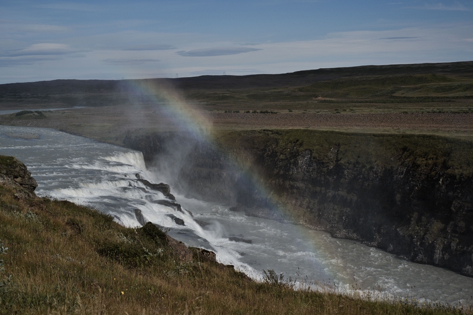 Zdjęcia z Islandii. Wodospad Gullfoss to jedna z większych atrakcji turystycznych. (Fot. Bartek Borys) Co warto zobaczyć na Islandii - zdjęcia wodospadu Gullfoss